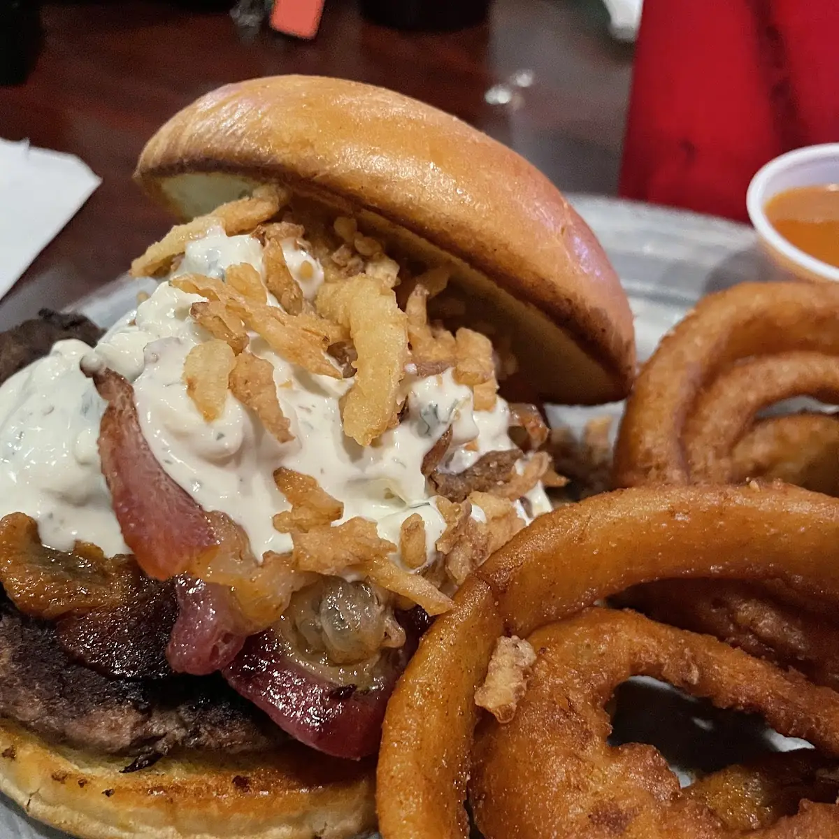 Black and Bleu Burger