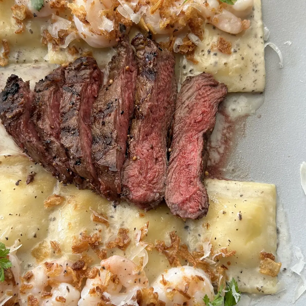 Steak & Lobster Ravioli
