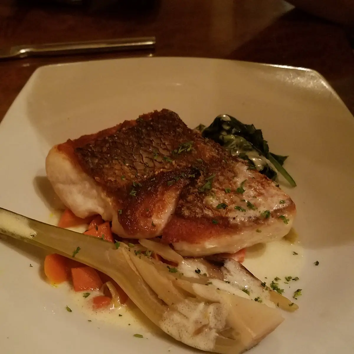 Pan Seared Gulf Snapper