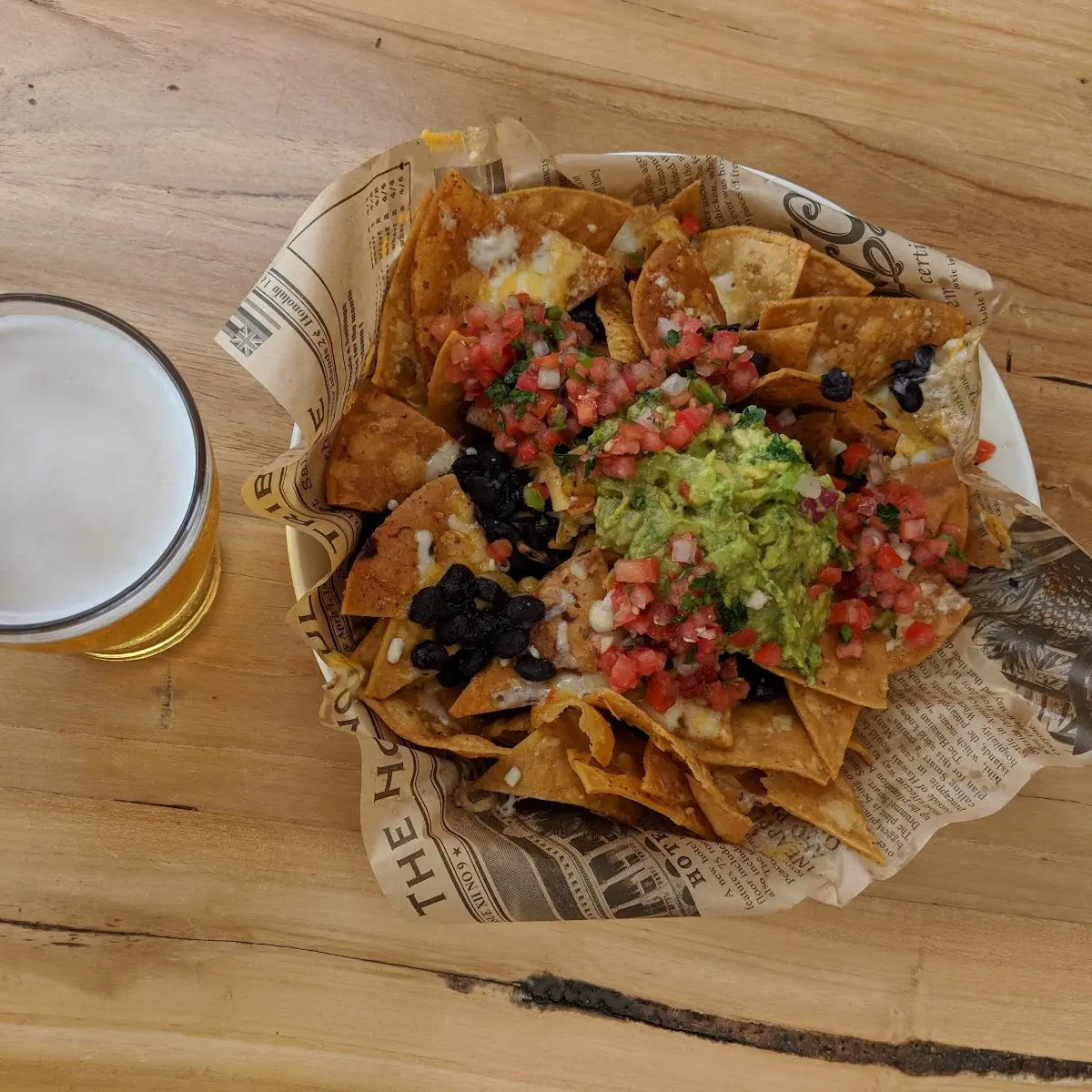 Black Bean Nachos