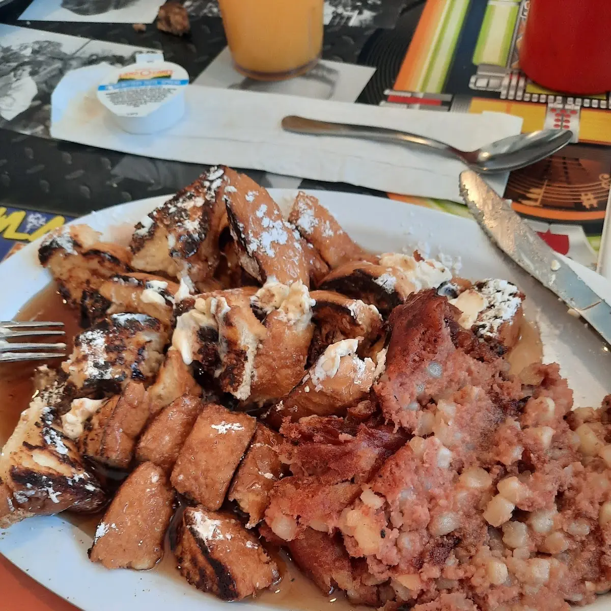 French Toast with Corned Beef Hash