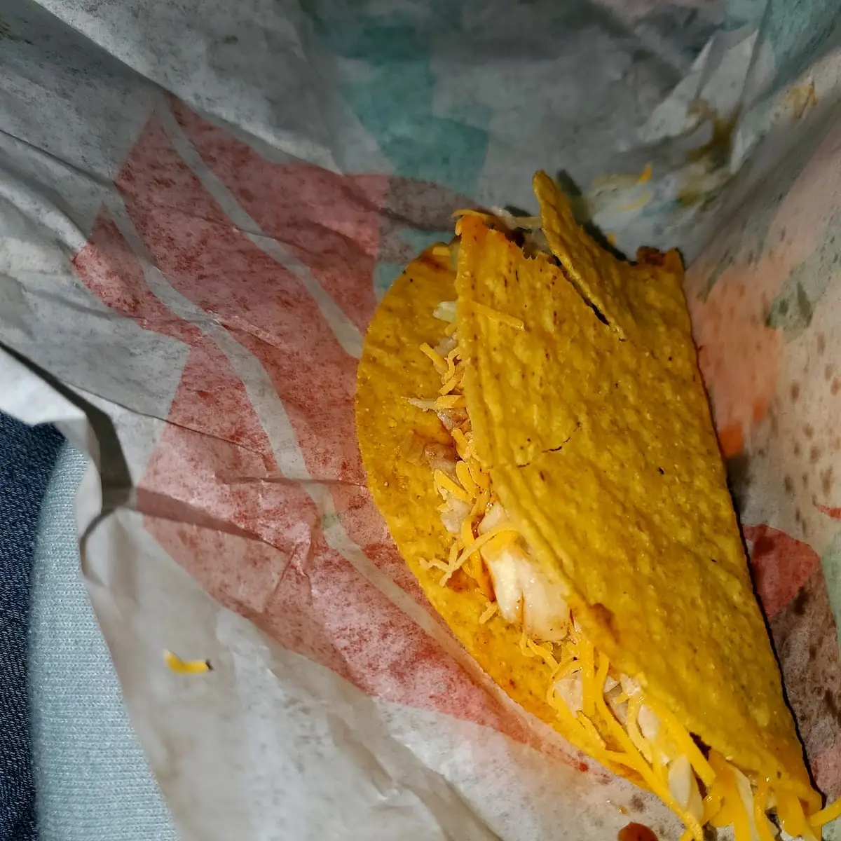 Original Hard Taco Broken