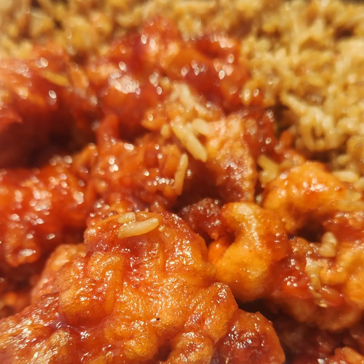 Orange Chicken Lunch Combination