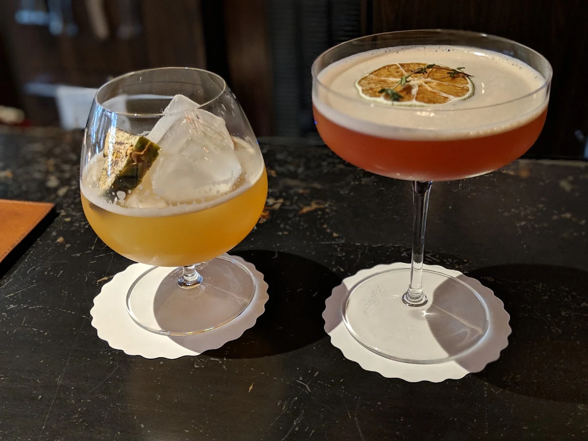 Whiskey Sour and Lemon Drop