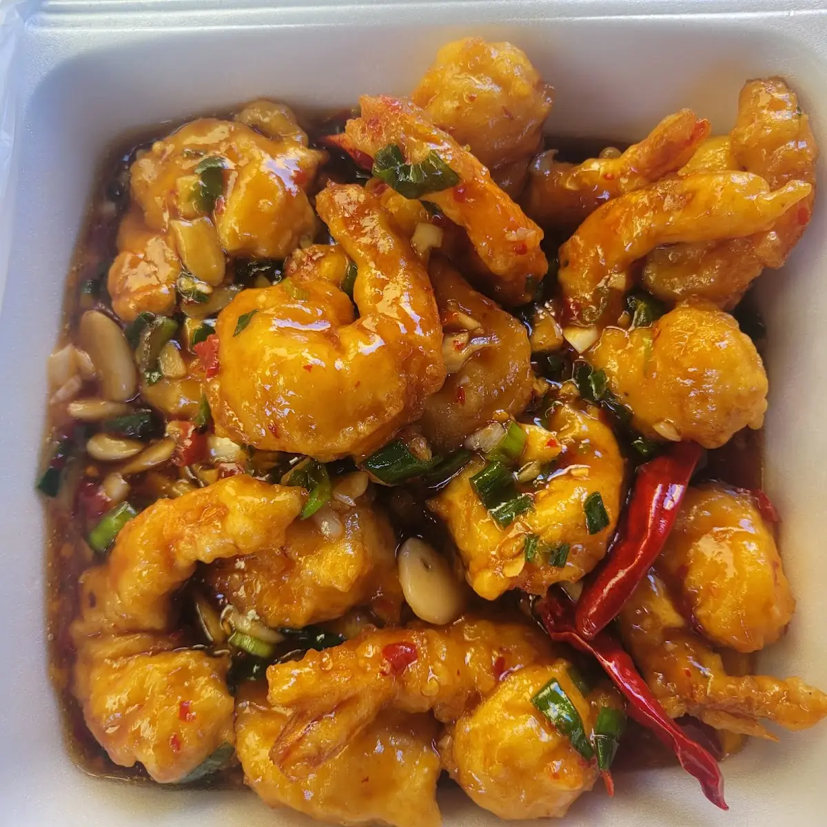 Prawns w Hot Garlic Sauce