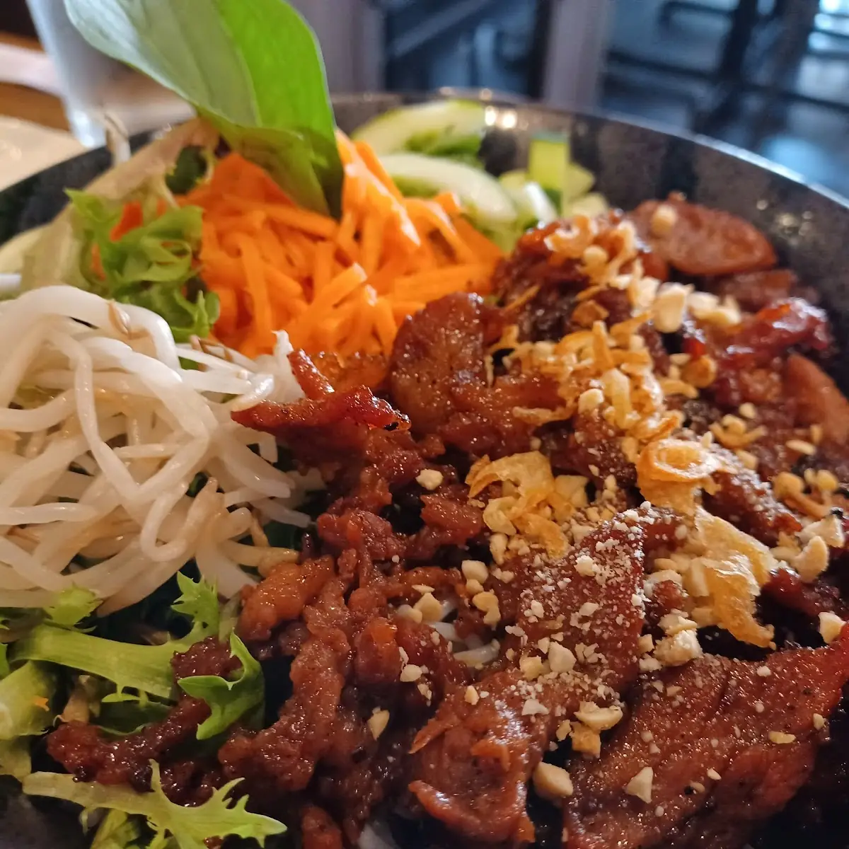 Grilled Pork Vermicelli Bowl with Vegetables