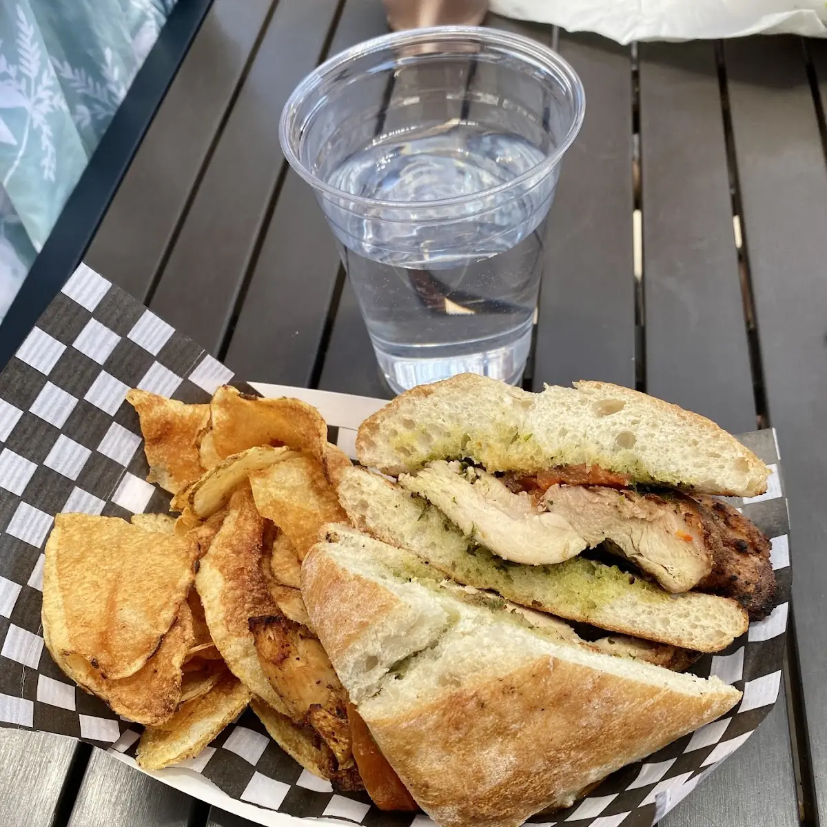 Chicken Burger, Char And Chowder