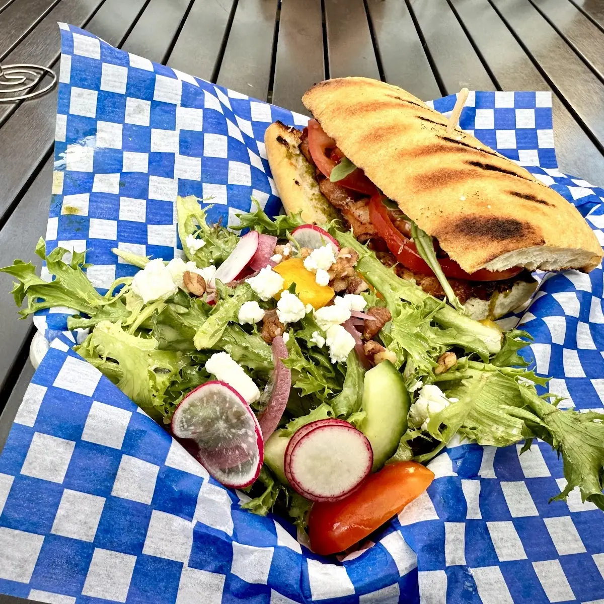 Grilled Chicken Sandwich, Char And Chowder