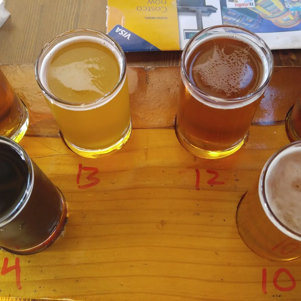Six Beer Flight