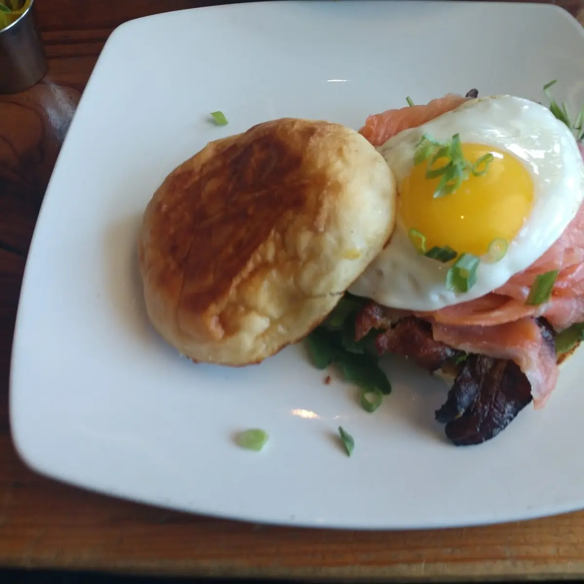 Smoked Salmon blt blt