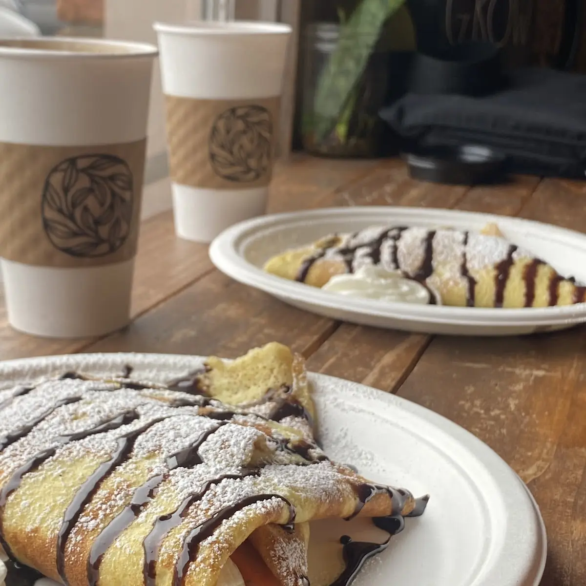 Nutella Banana and Strawberry