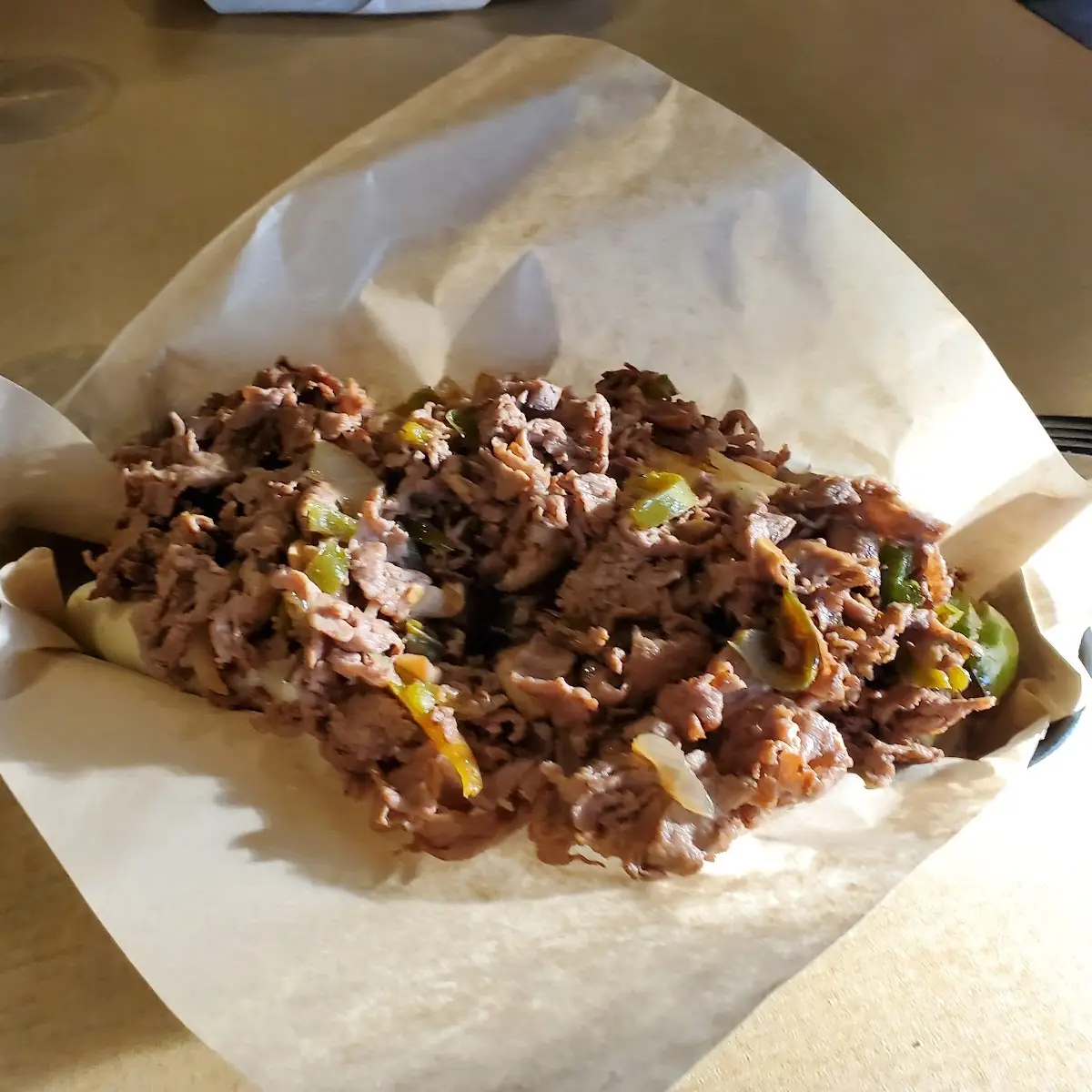Steak Philly Cheesesteak Sandwich