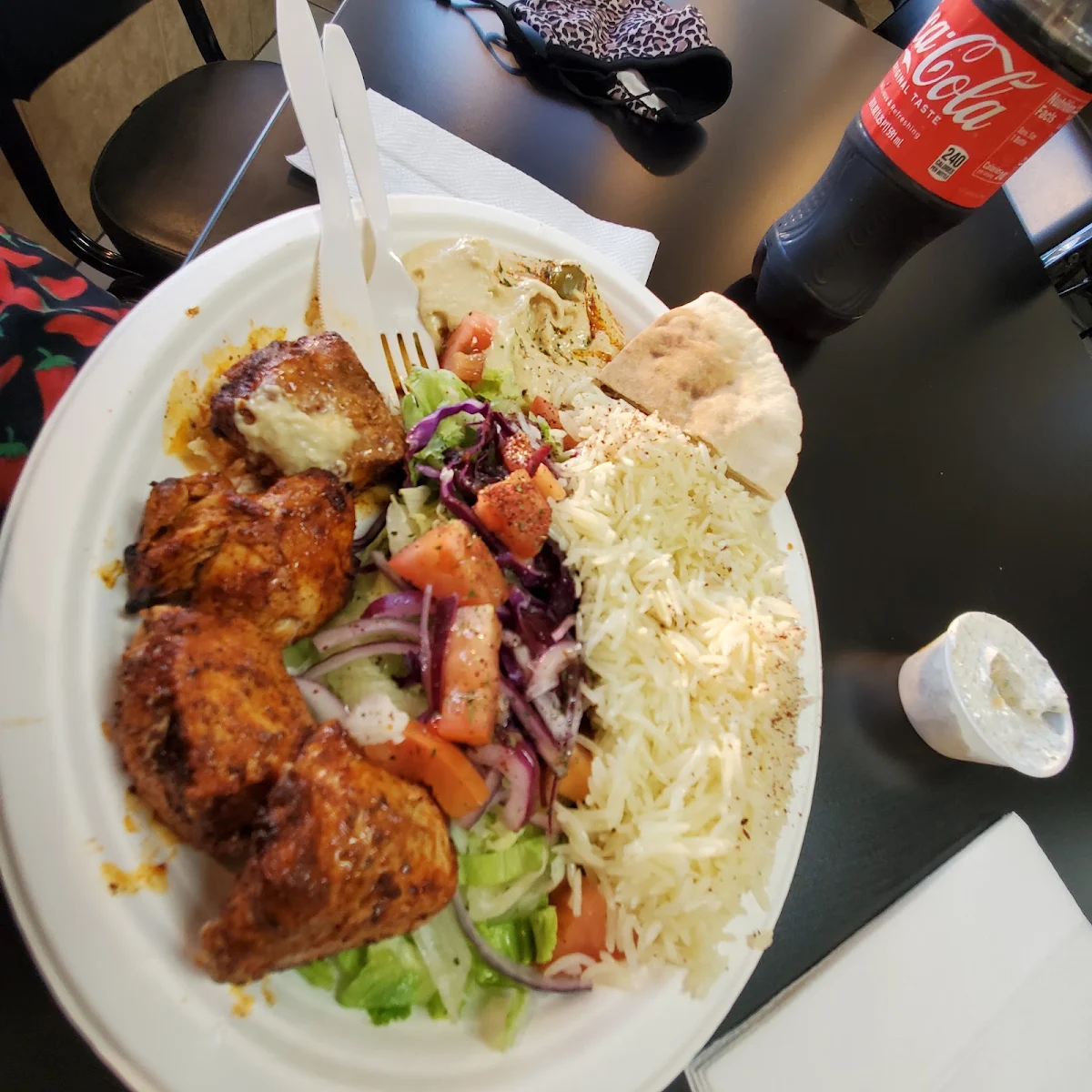 Chicken Kabob Plate