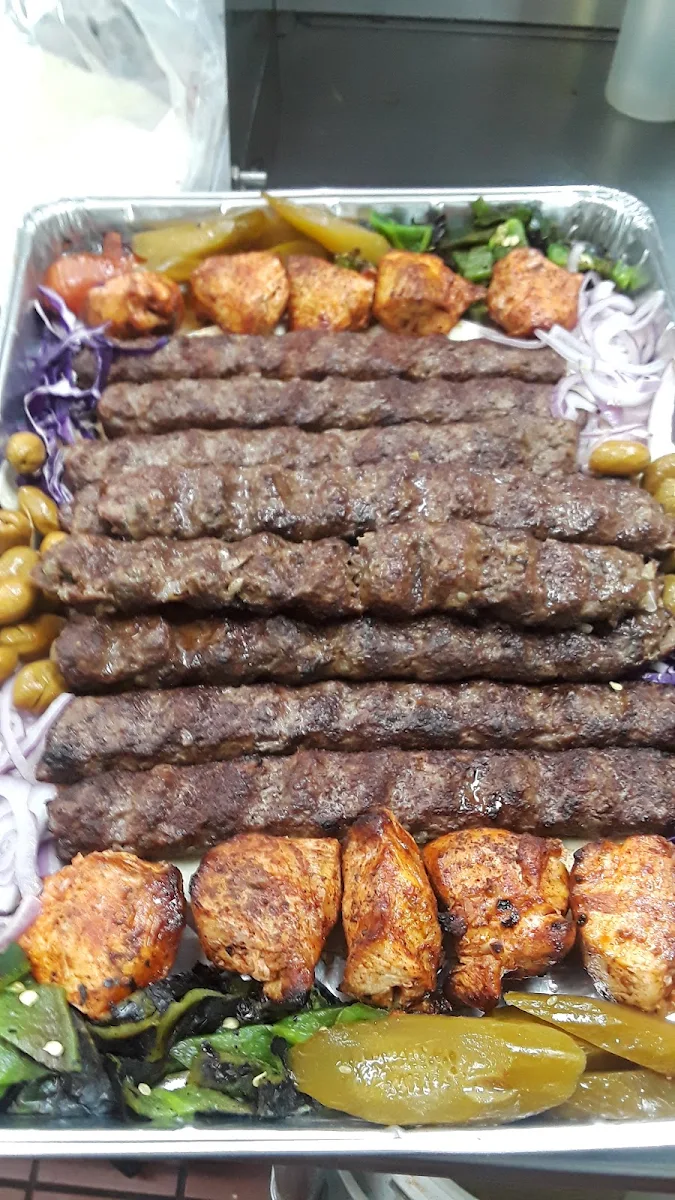 Ground Beef & Lamb Kabob Plate