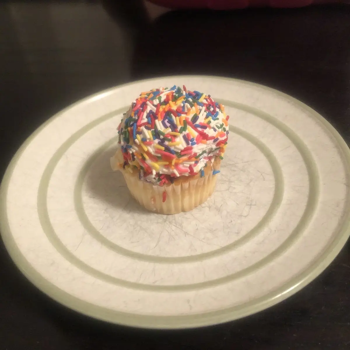 Rainbow Sprinkle Cupcake