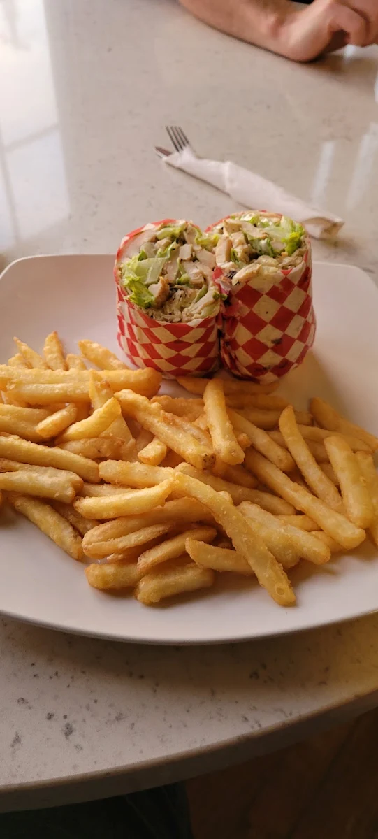 Chicken Caesar Wrap, Duffy's Famous Fish & Chips Restaurant