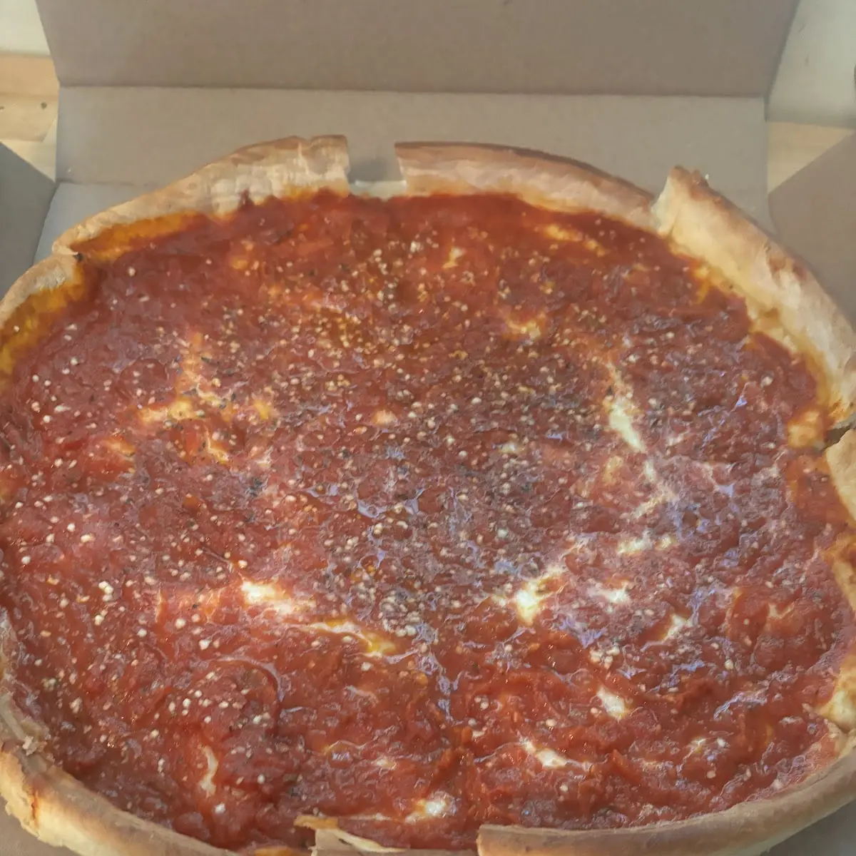 Deep Dish Cheese Pizza