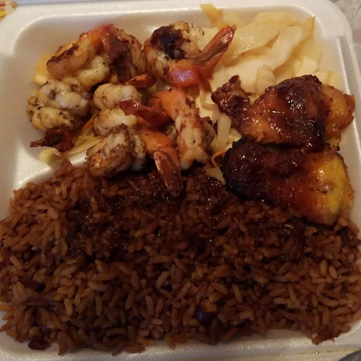 Jerk Shrimp Rice & Beans