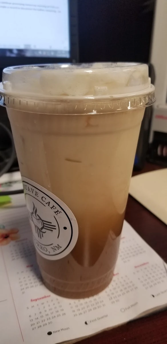 XL Iced White Chocolate Mocha with Sweet Cream