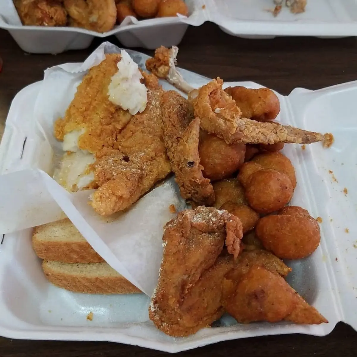 Chicken and Fried Mushrooms