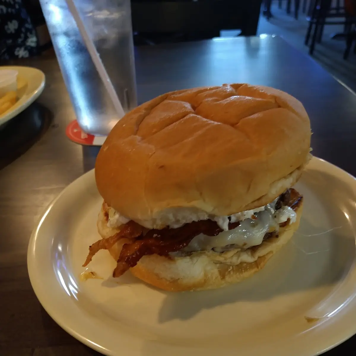 Pepper and Bacon Cheddar Burger