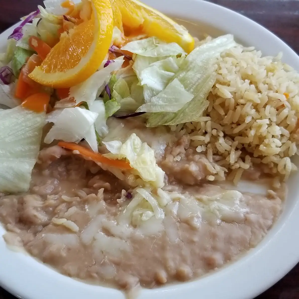 Rice & Beans That Comws with the Mocajete