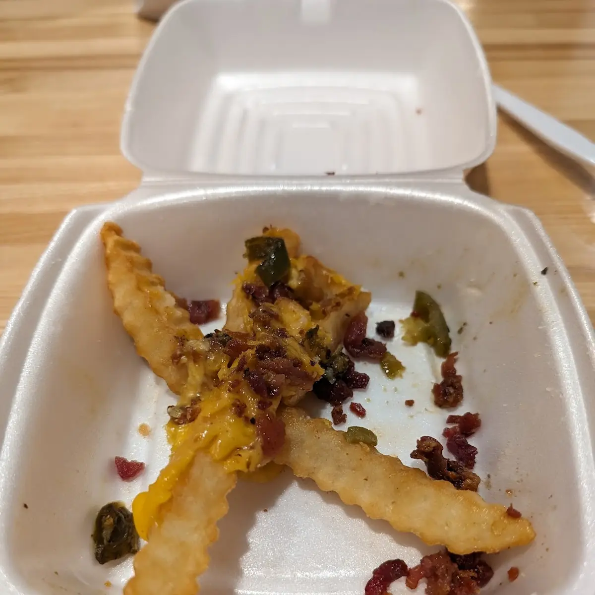 Cheese Fries with Bacon and Jalapeños