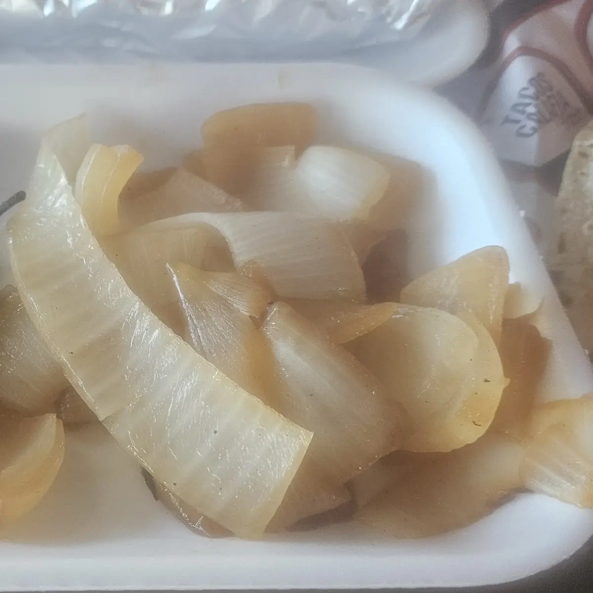 Grilled Onions and Jalapenos