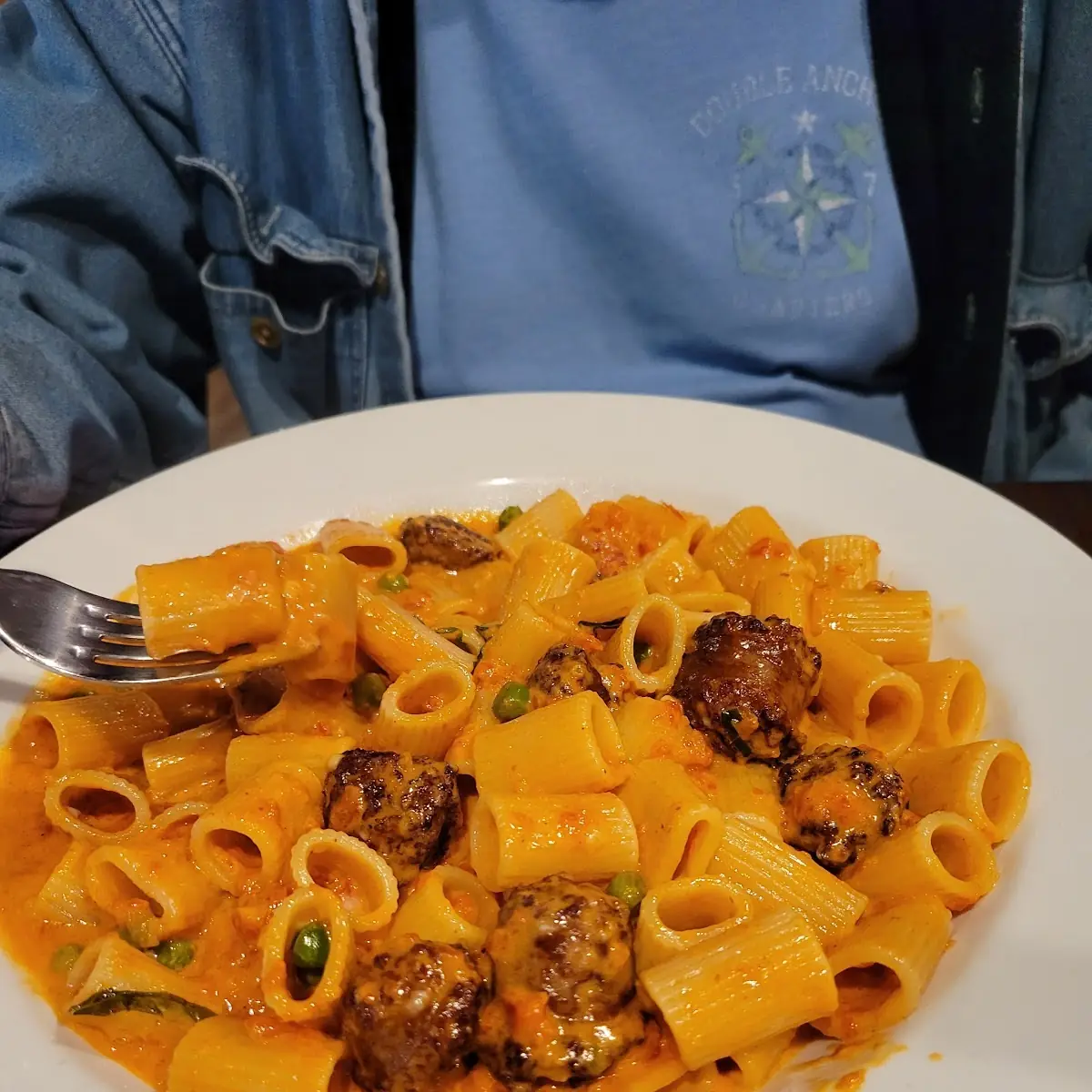 Rollatini with Sausage with Pink Sauce