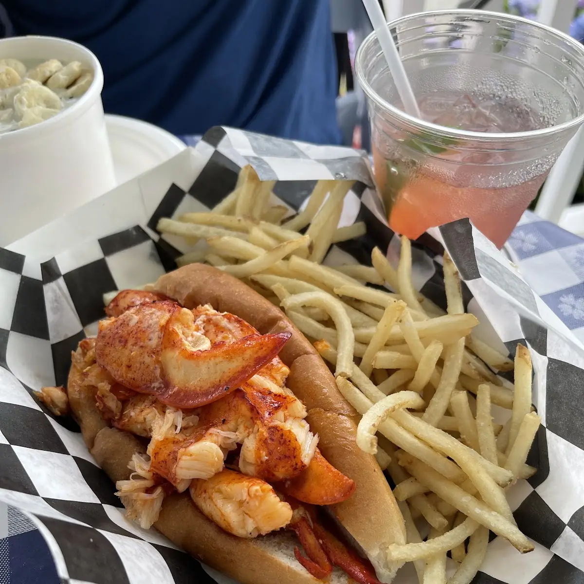 Lobster Roll and Fries