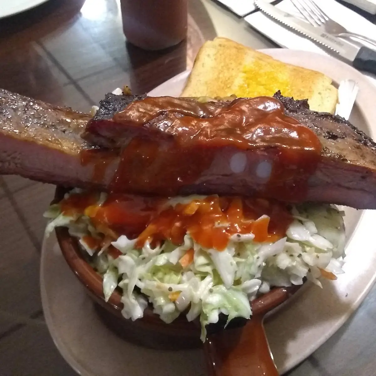 Rib on BBQ Sundae