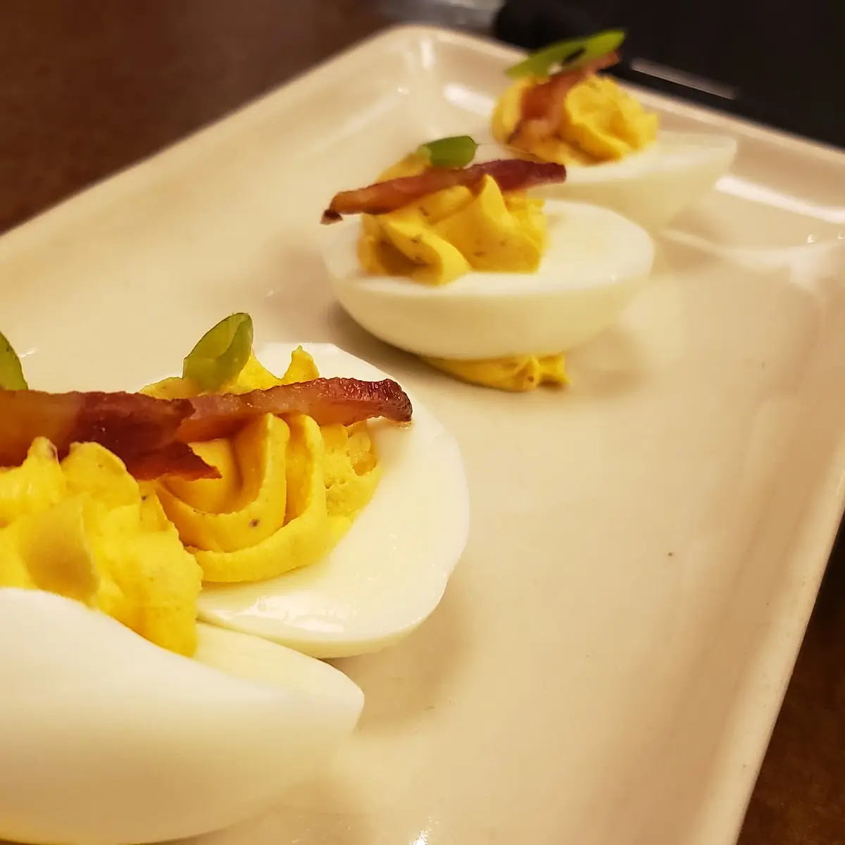 Maple Bacon Deviled Eggs