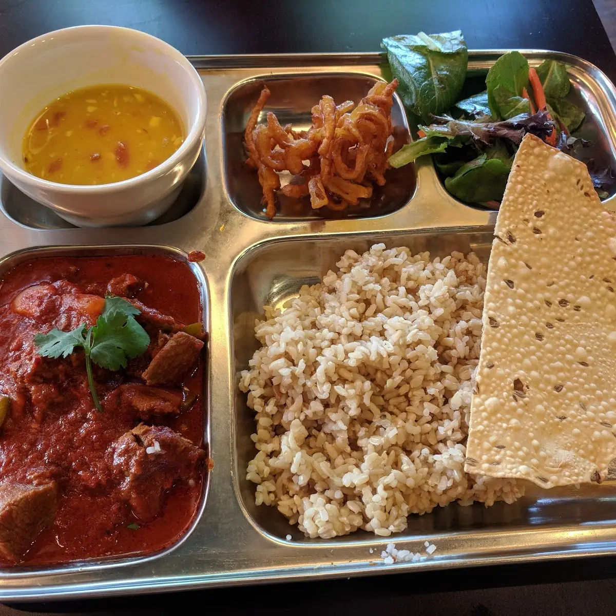 Lamb Vindaloo Lunch