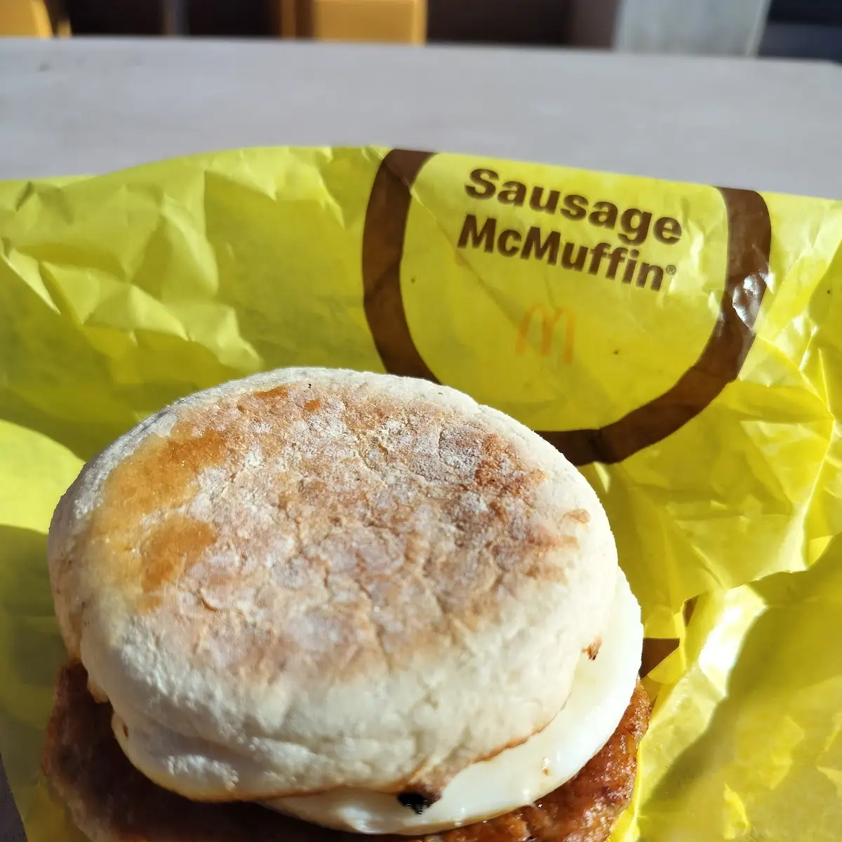 Sausage Mcmuffin with Egg