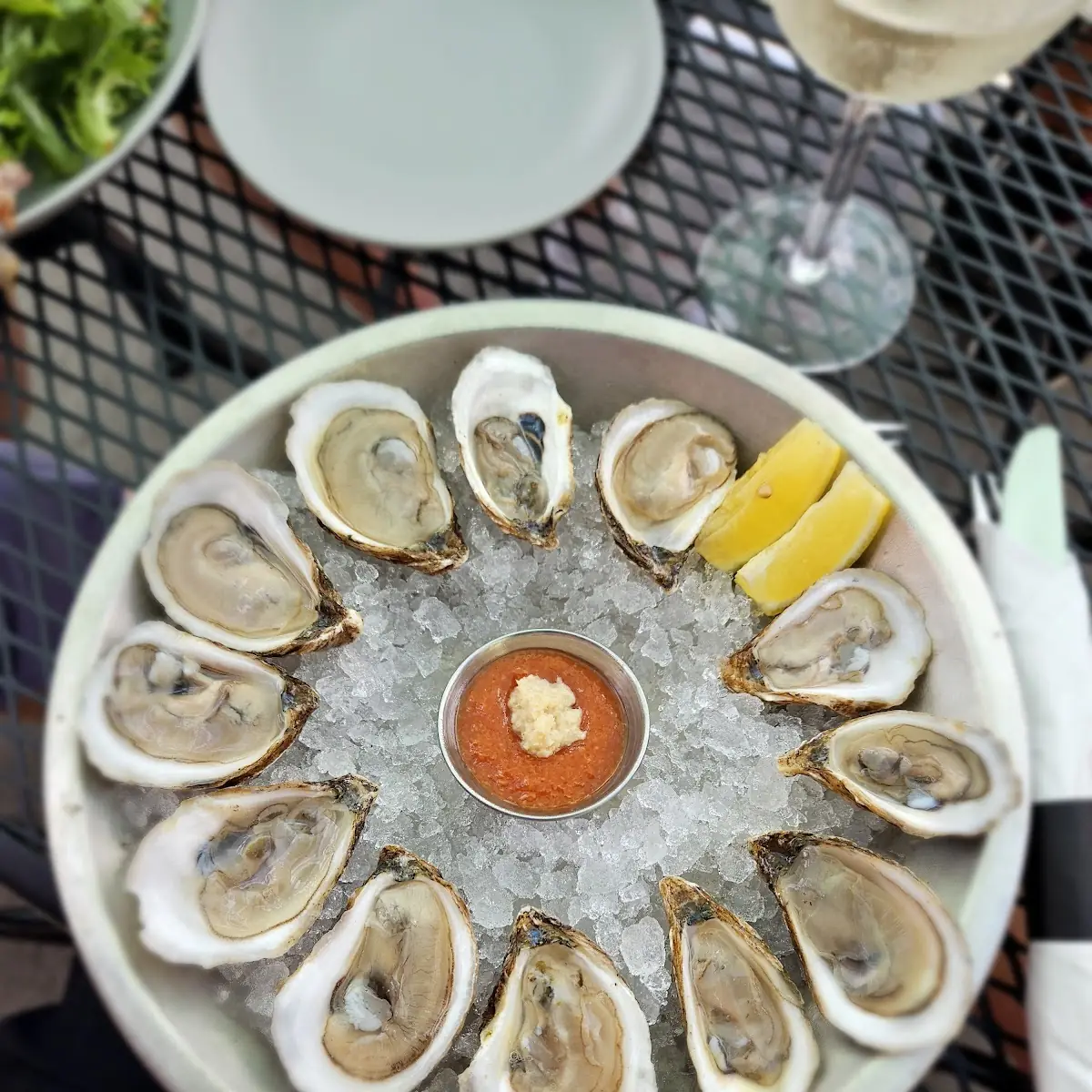 Raw Oysters on the Half Shell
