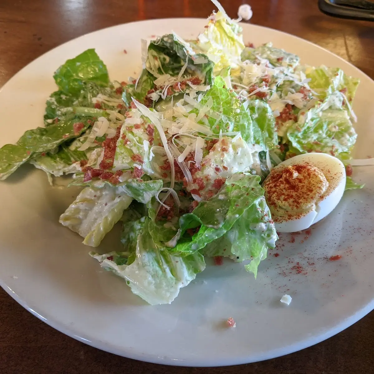 Deviled Egg Caesar Salad