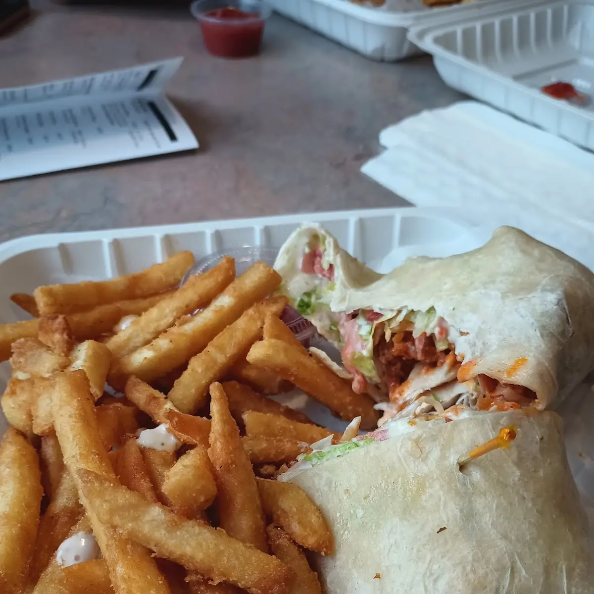 It Was a Buffalo Chicken Wrap