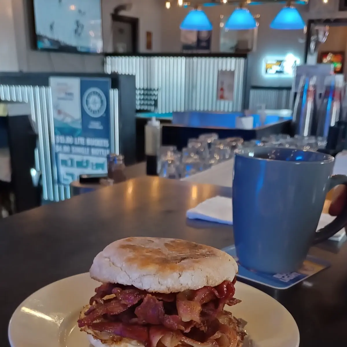 Eggwich on English Muffin