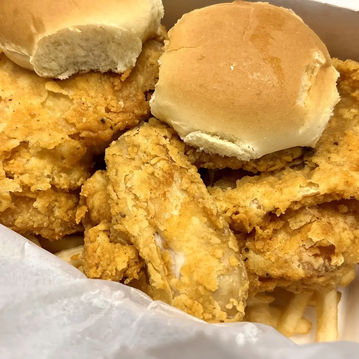 Fried Chicken and Fries