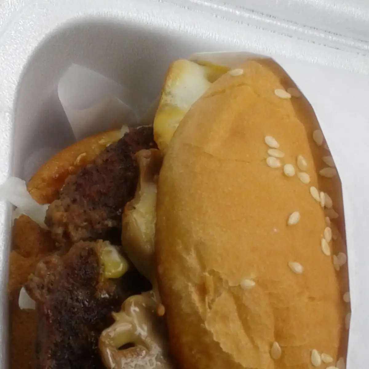 Egg and Mushroom Burger