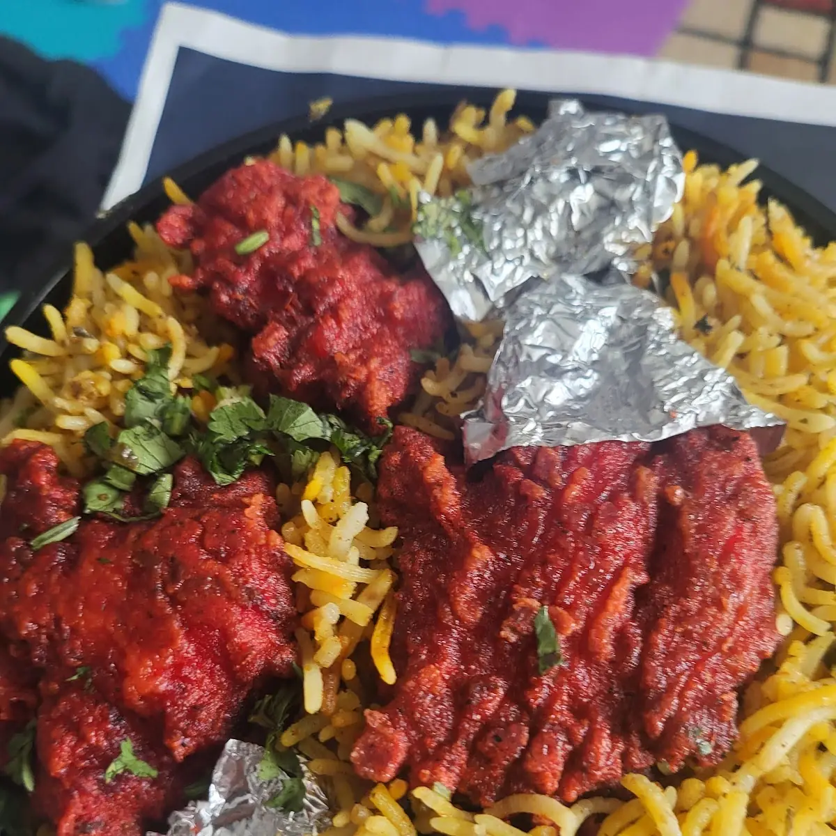 Chicken Lollipop Biryani
