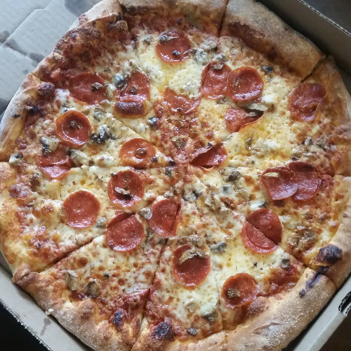 Pepperoni Mushroom Pizza