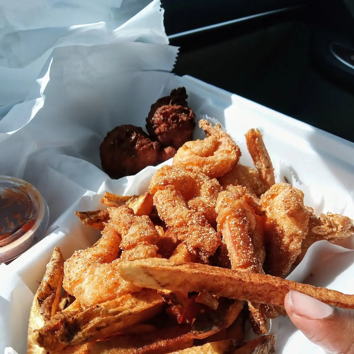 Basket of Hand Battered Onion