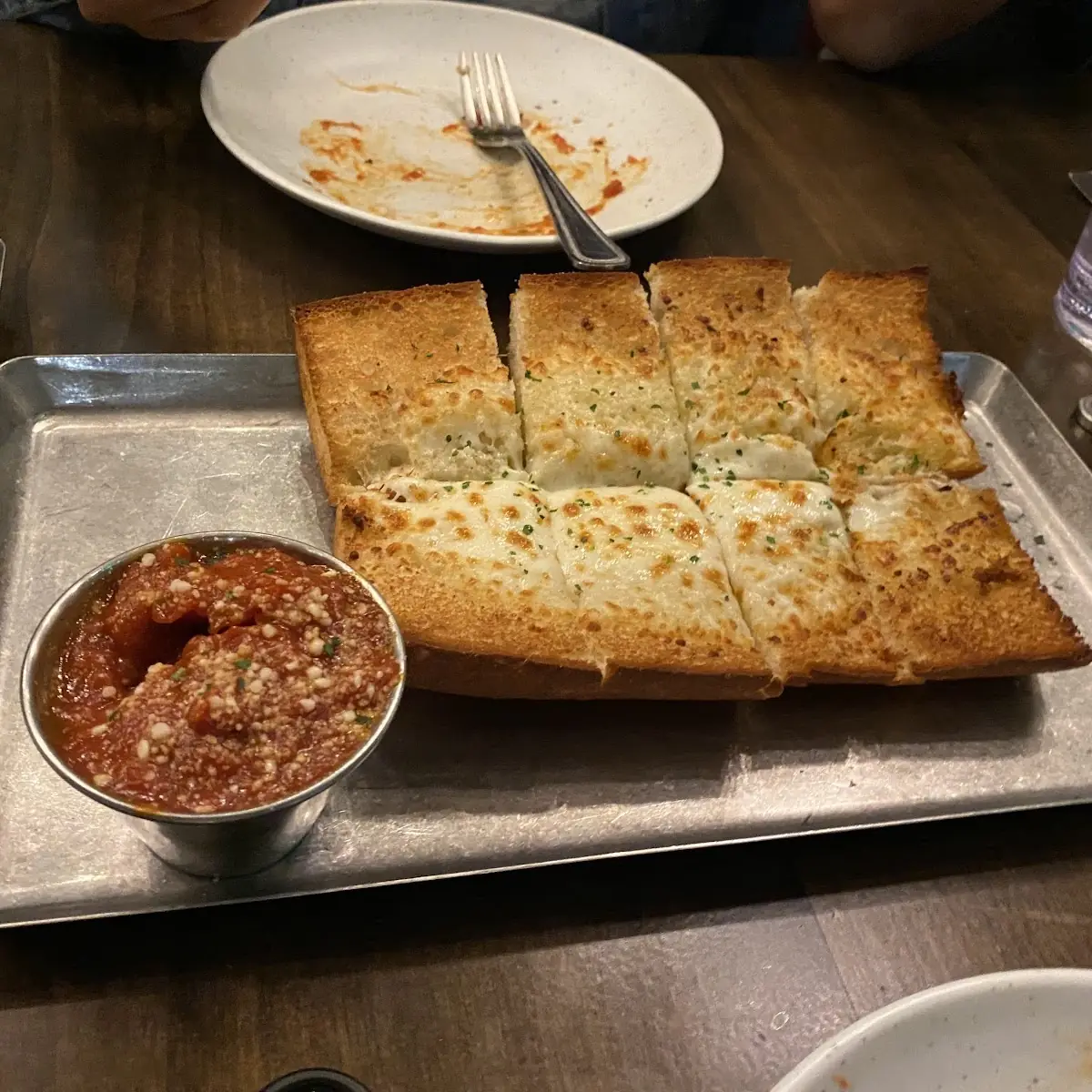 Happy Hour Cheesy Garlic Bread