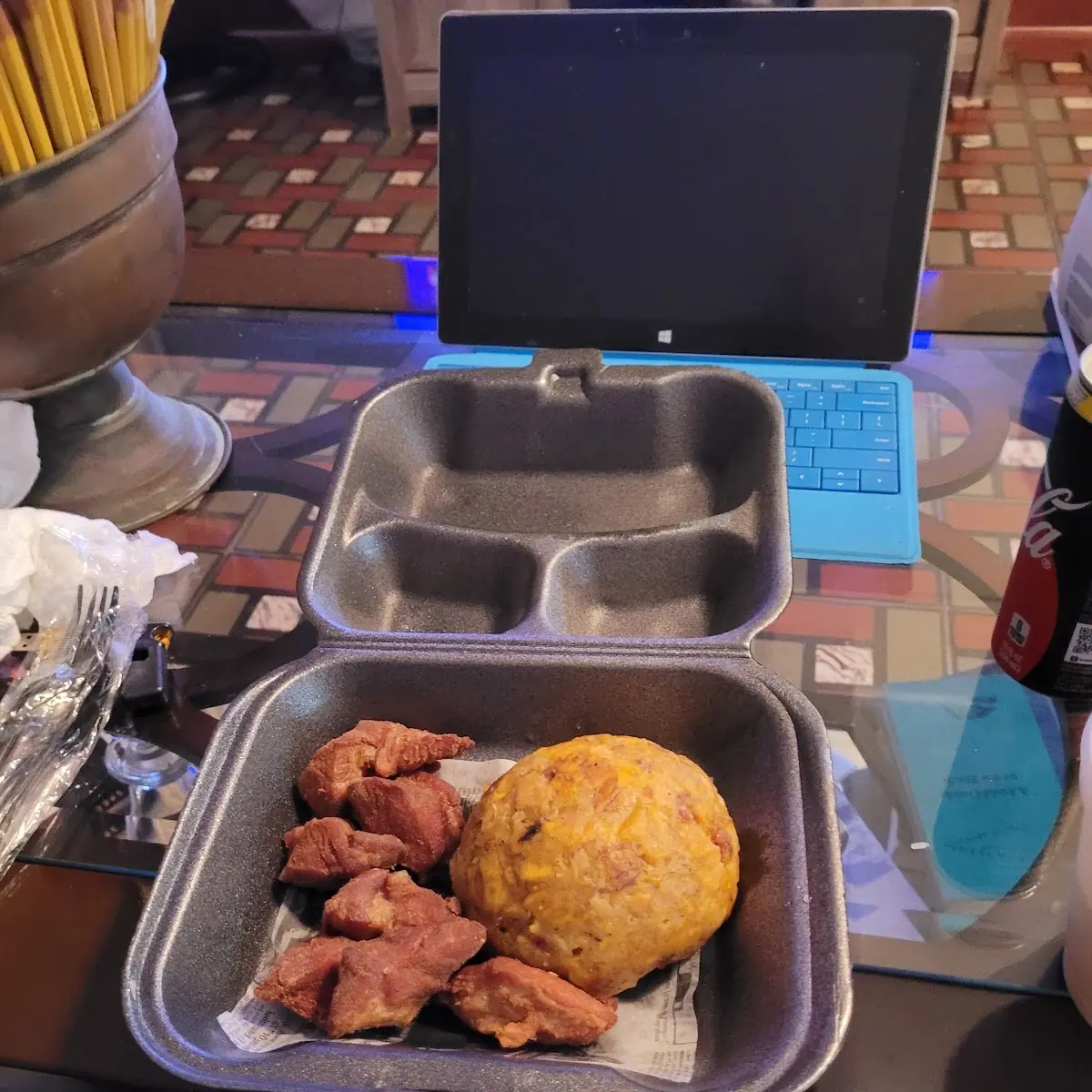 Carne Frita with Mofongo
