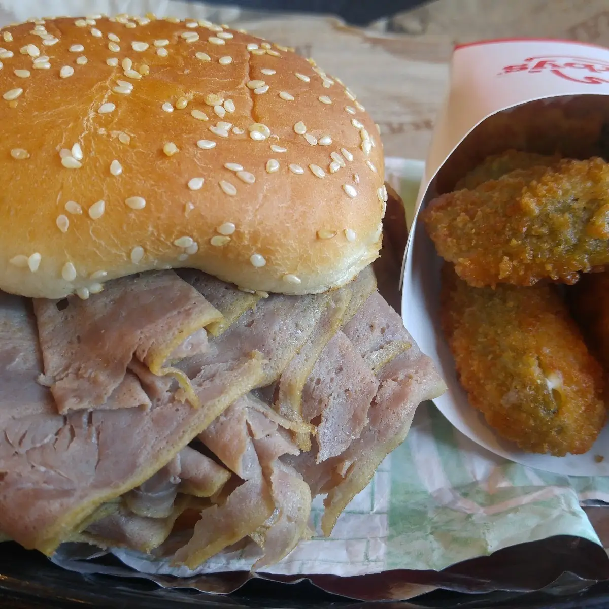 Double Roast Beef and Jalapeno Poppers