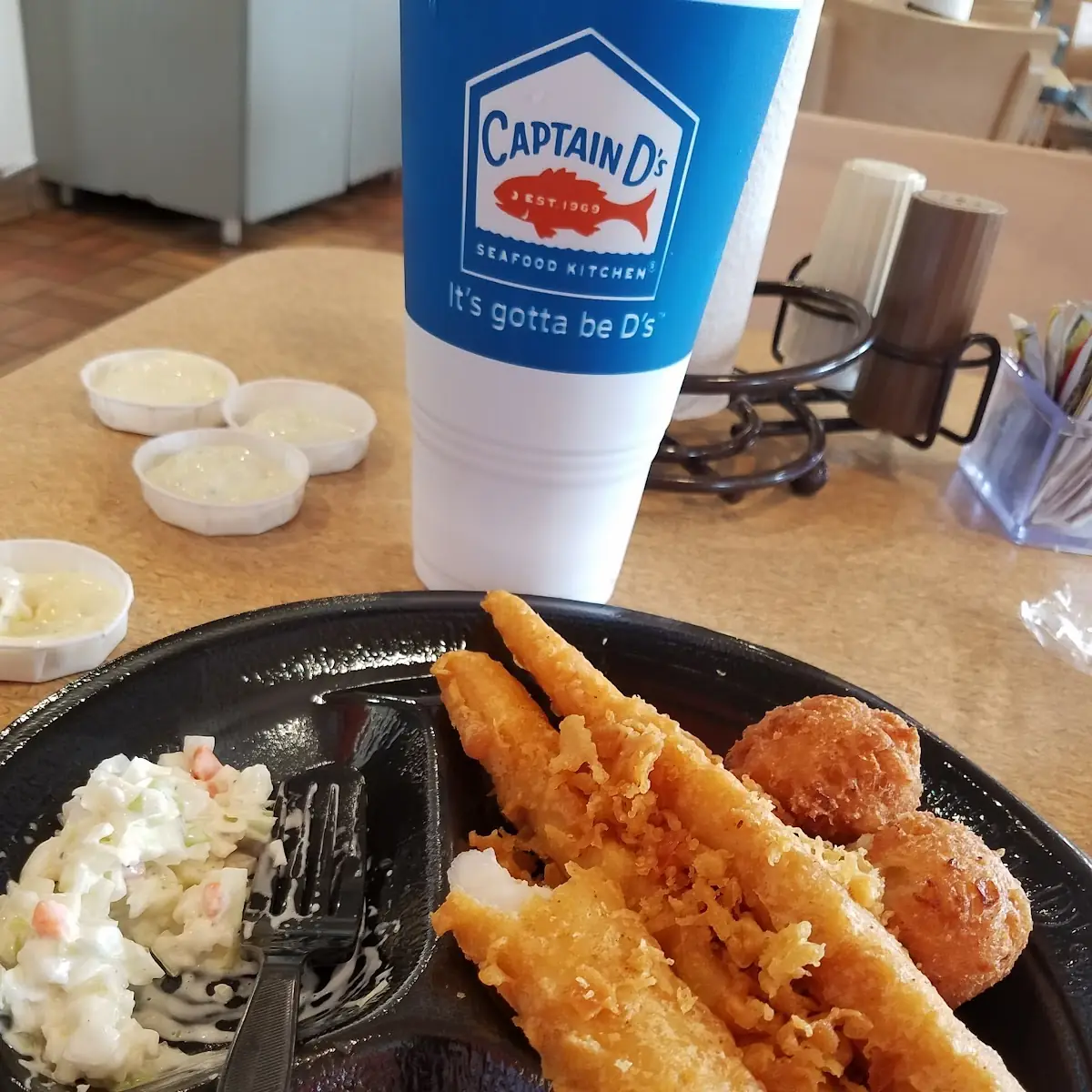 Three Piece Fish Meal