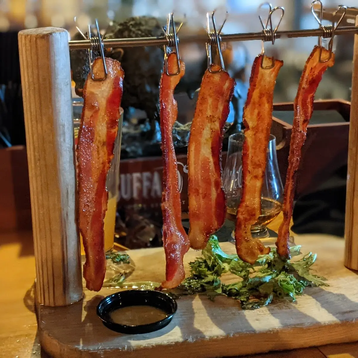 The Charred Oak Bourbon Candied Bacon