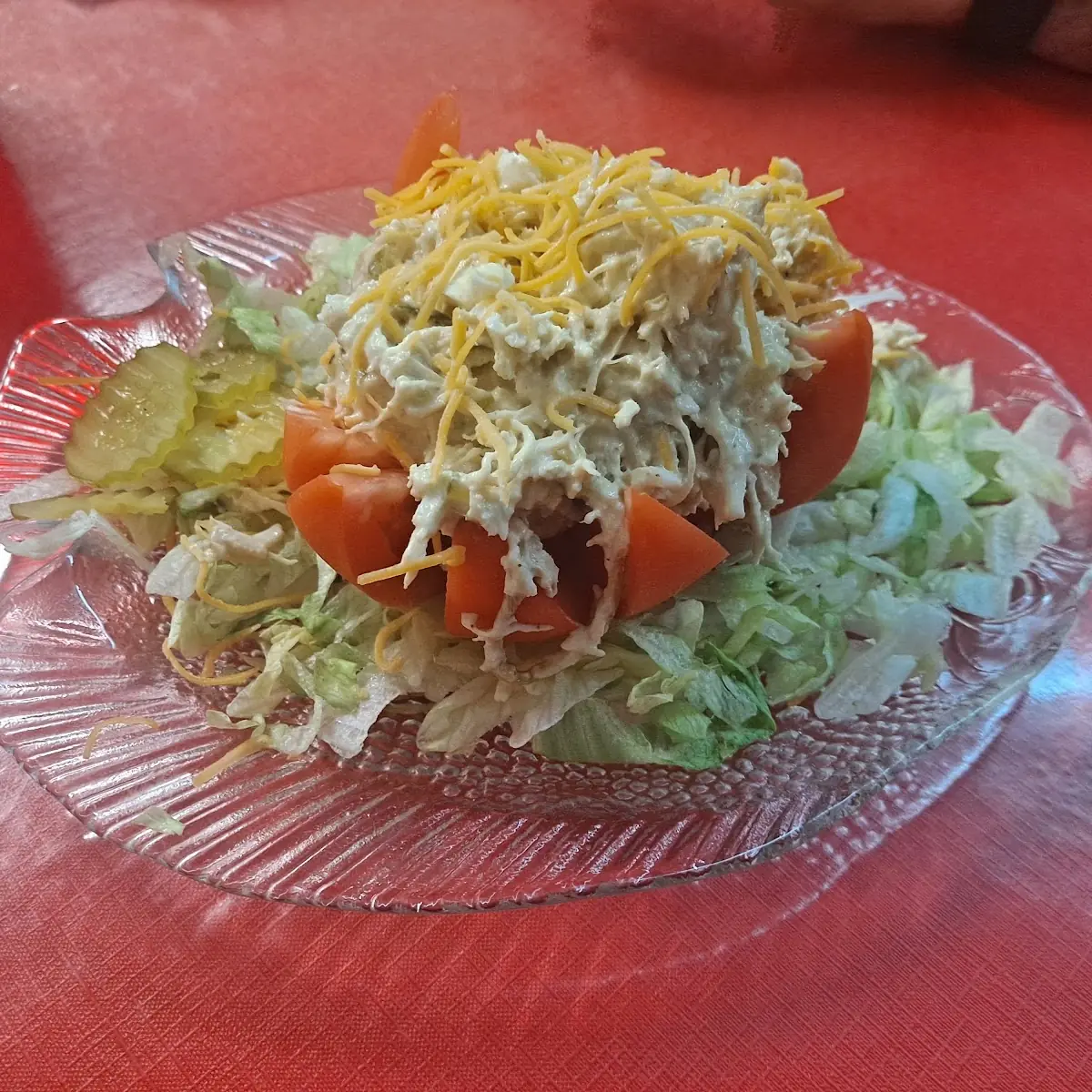Chicken Salad Stuffed Tomatoe
