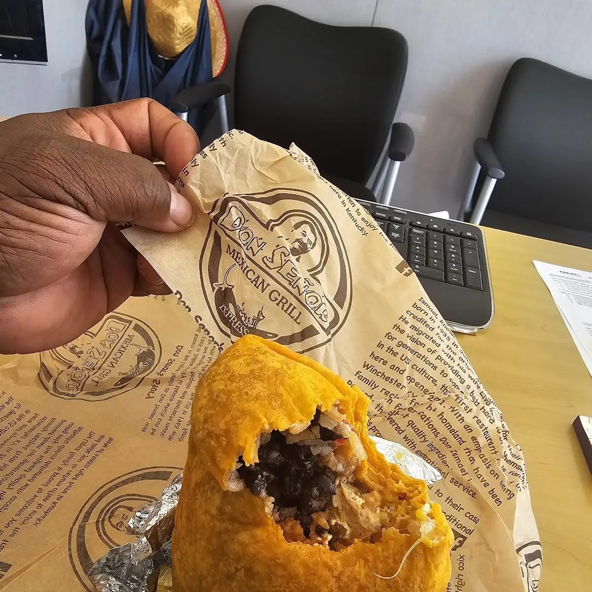 Chicken and Chorizo Burrito Supreme